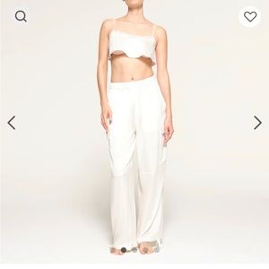 Skims BRIDAL SILK CARGO PANT